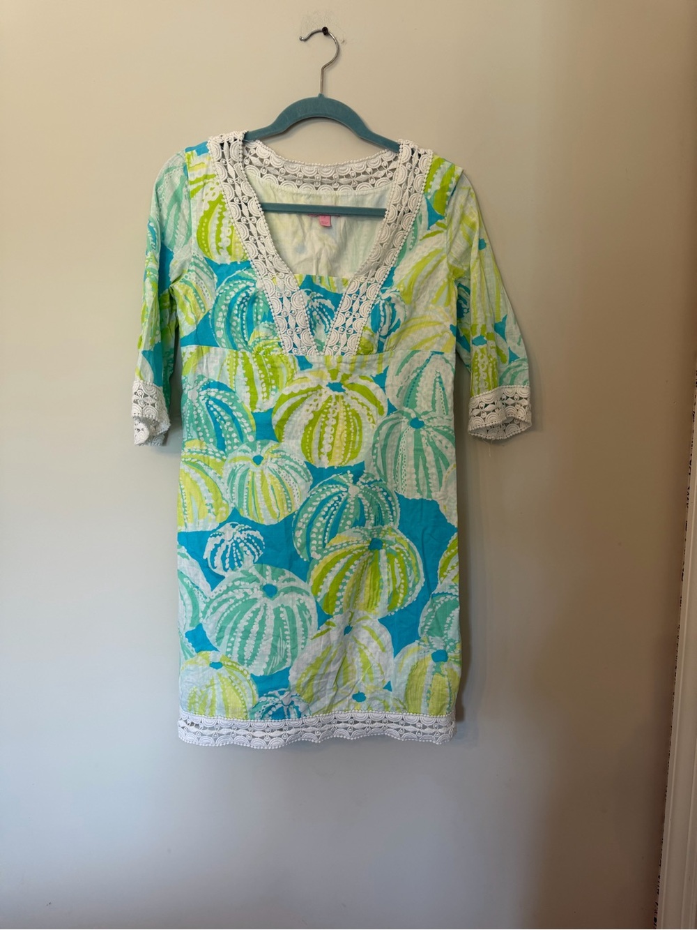 100%Cotton Lilly Pulitzer tunic dress size 2
